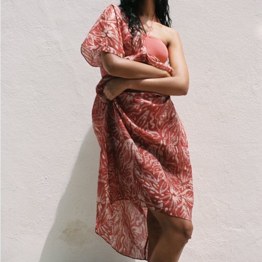 ZARA TUNIC DRESS IN RAMIE FABRIC